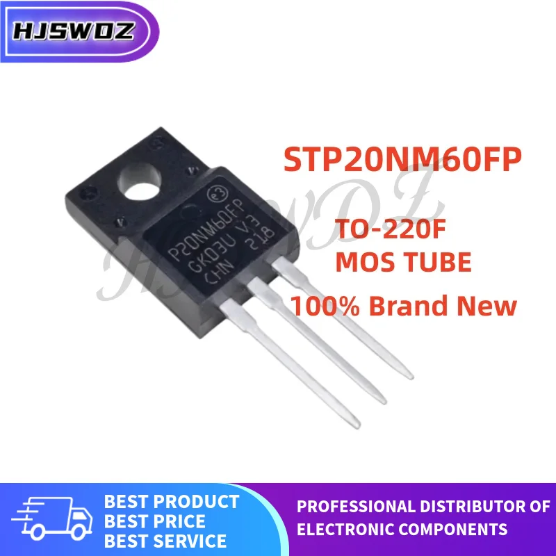 10pcs/lot STP20NM60FP STP5NB100FP STP75NF75FP STP5NC90ZFP STP5NB50FP STP20NM50FP TO-220F Transistor New In Stock