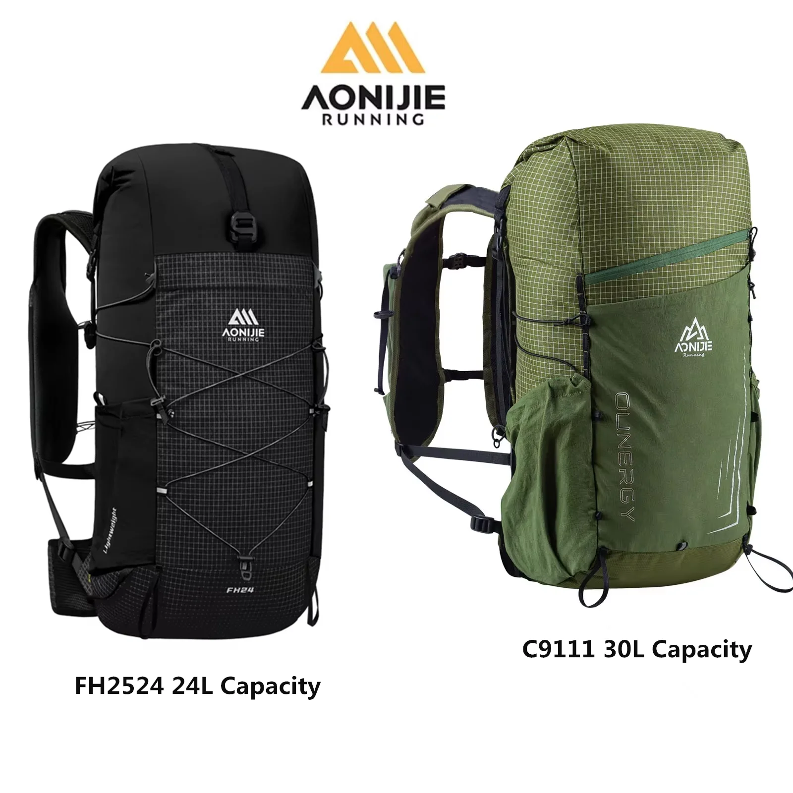 AONIJIE C9111 30L FH2524 24L Unisex Multipurpose Hiking Backpack Daypack Travel Bag For Trekking Climbing Mountaineering Camping