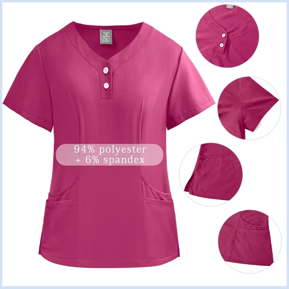 Uniforme de SPA de beauté pour femmes, magasin de clinique pour animaux de compagnie, ensemble de vêtements de travail de dentisterie vétérinaire, uniforme d'infirmière médicale de haute qualité unisexe