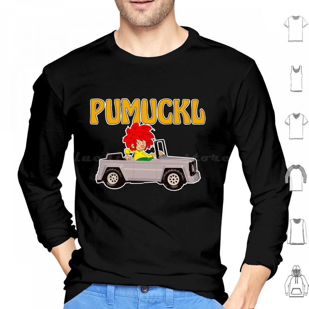 Pumuckl In Toy Car Hoodie cotton Long Sleeve Pumuckl Toy Car German Kids Show Klabautermann Zdf Kinder Schau