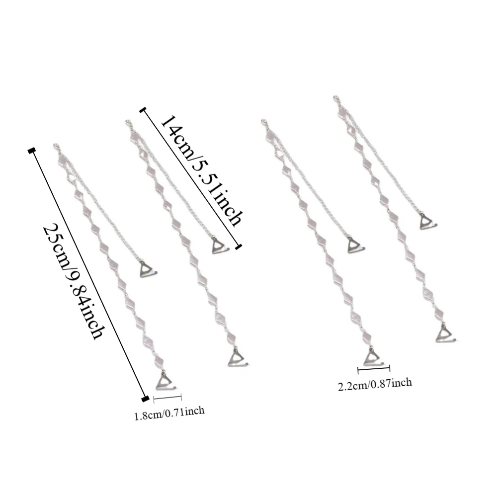 2Pairs Butterfly Pearl Bow Bra Straps Adjustable Charming Bra Shoulder Straps Underwear Accessories Ornament image 6