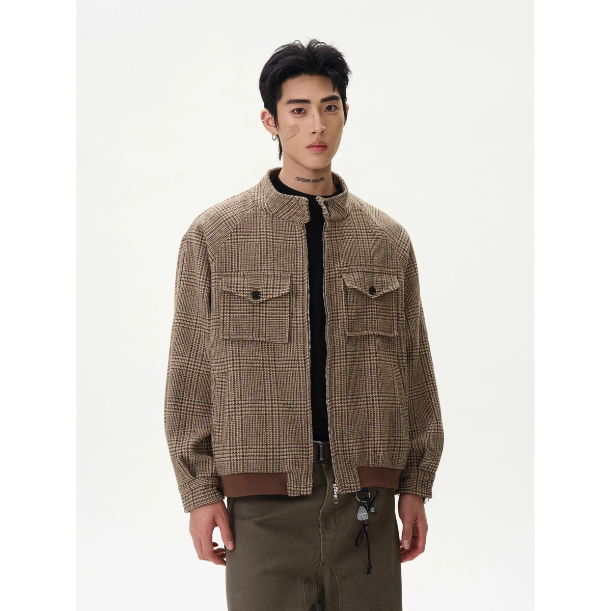 

American Sle Harington Jaet, осенне-весеннее пальто с воротником-стойкой ex Cleanfit, ветровка в консервативном стиле для мужчин и женщин