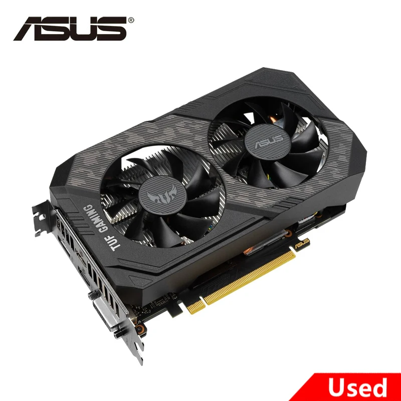 Used ASUS TUF GTX 1660 super 6GB GAMING Video Cards GPU Graphic Card GTX 1660S 6G