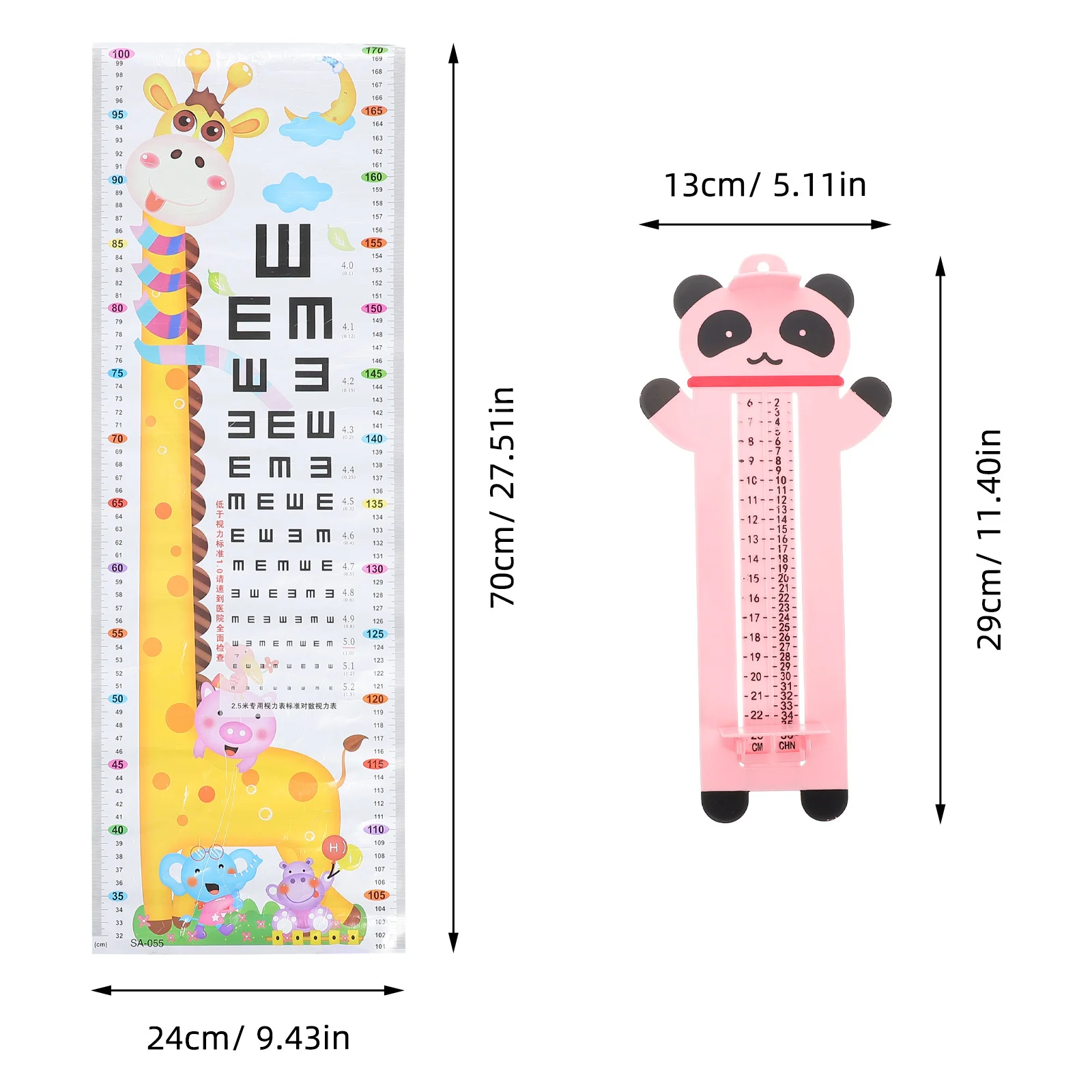 Измеритель стопы для детей, точный измеритель с наклейкой по высоте, очаровательный дизайн, прочный, практичный, для семейного использования, измеритель для ног для детей