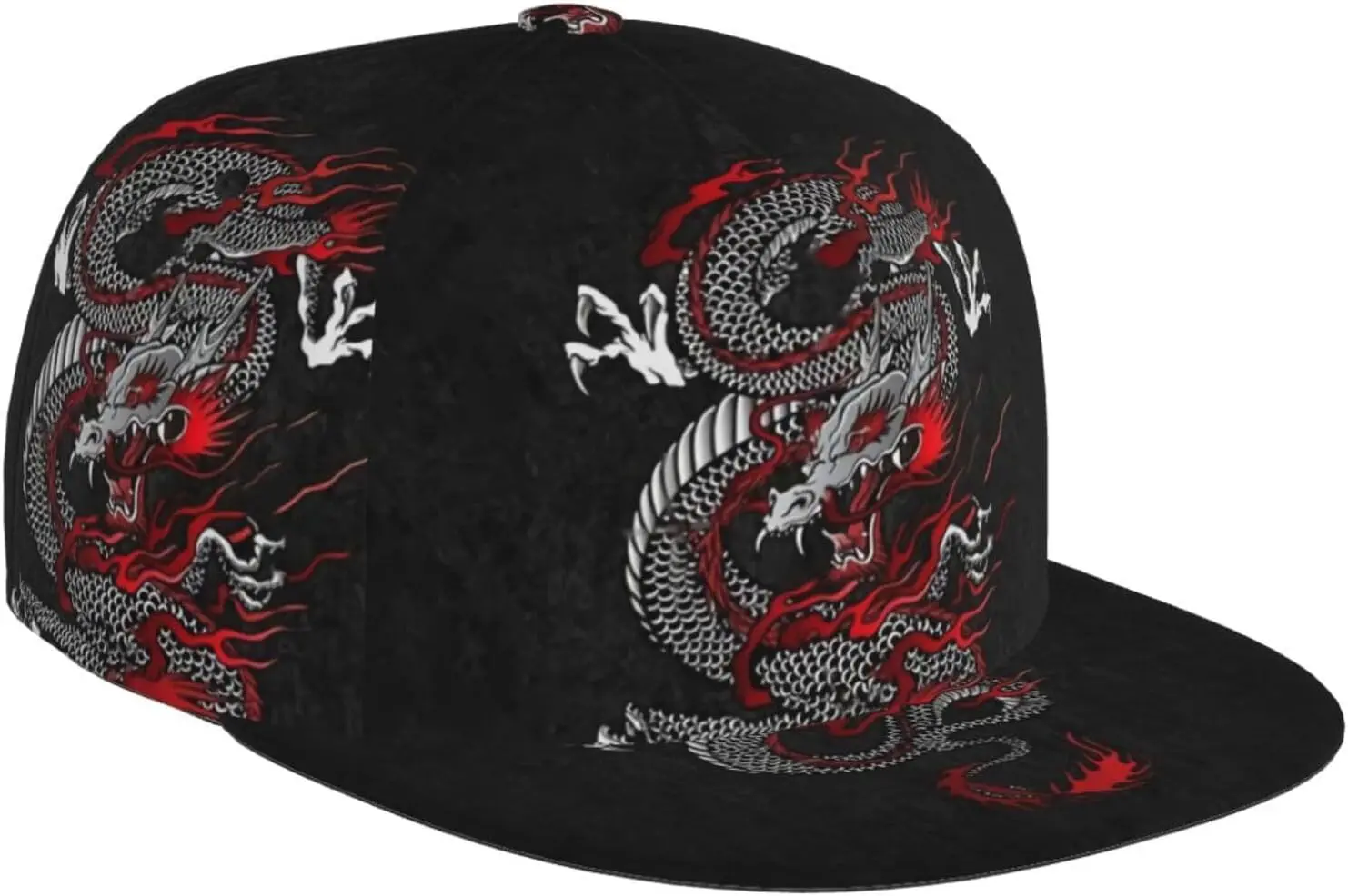 Dragon Animal Hats Men Women Cute Dragon Print Baseball Hat Cute Dragon Print Baseball Cap Adjustable Hat