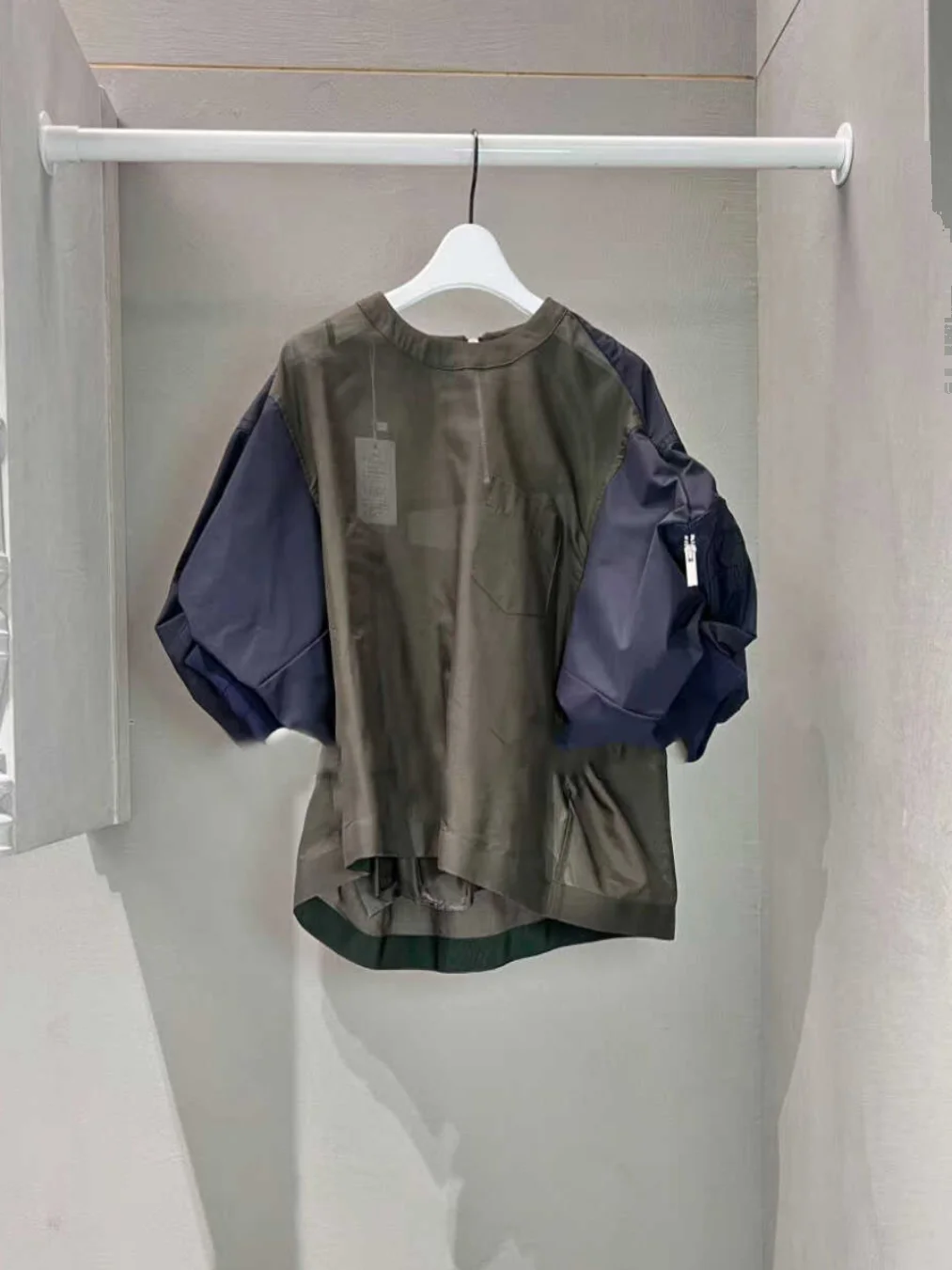 

Light Weight ort Sve round Ne Bubble Sve irt Bra Crop Top by Fog SacaいSpring Summer New Colors Blo Design