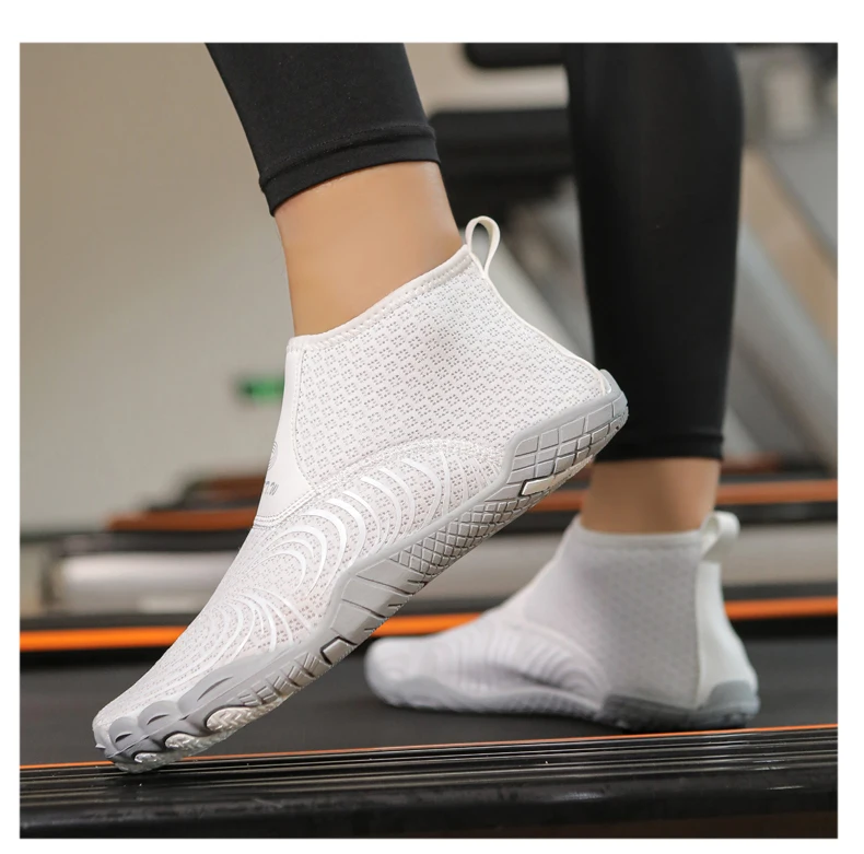 EOCENE High-Top Wasserschuhe für Tauchen, Indoor-Springseiltraining, Yoga, Barfuß-Schwimmen, Strand, Schnorcheln, Surfen, Fitness, Schnittschutz – Detail 15