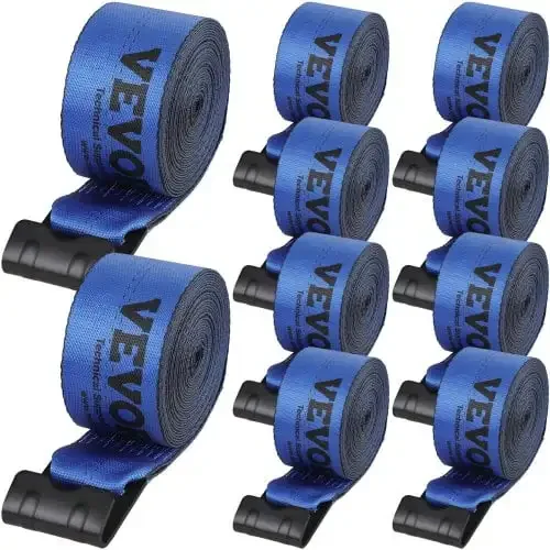 

Winch Straps, 4" x 30', 6000 lbs Load Capacity, 18000 lbs Breaking Strength