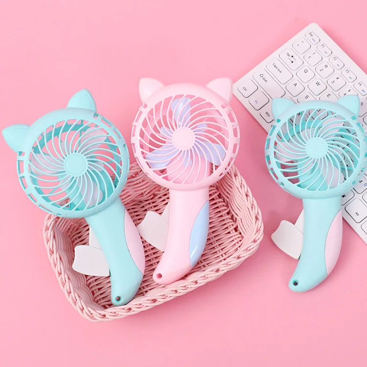 Summer hand pressure fan mini portable hand crank manual portable outdoor dual-purpose indoor portable fan street stall supply