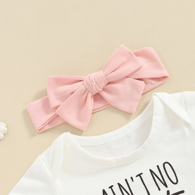 

Newborn Baby Girl Auntie Outfits Letter Short Sleeve Romper T-Shirt Tops Tutu Skirt Shorts Set Summer Clothes