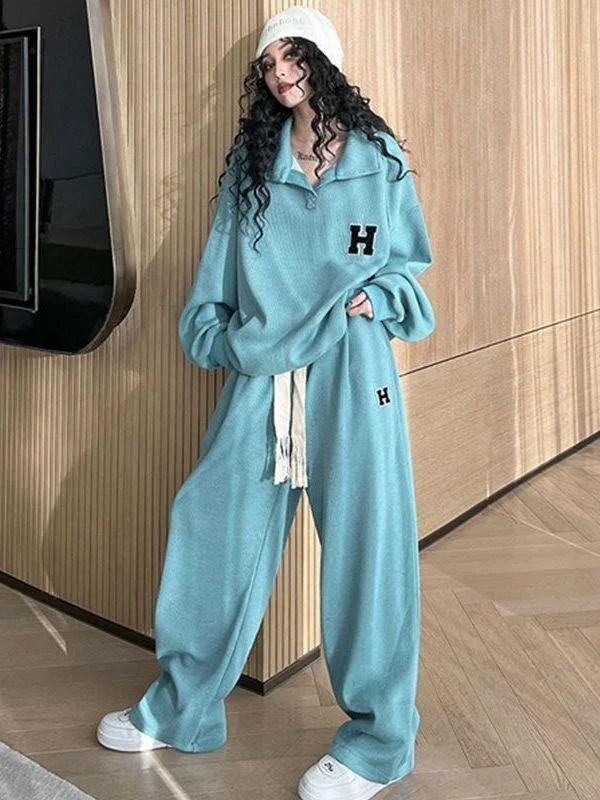 plus-size-ne-sweatirt-casual-set-women's-spring-autumn-wide-leg-pants-sports-two-piece-set-for-plump-sister