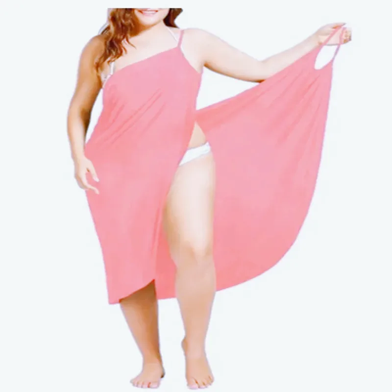 Vestido De Mujer para Mujer, vestidos De playa con tirantes, pareo para cubrir la urdimbre, Pareo con espalda descubierta, traje De baño cruzado,