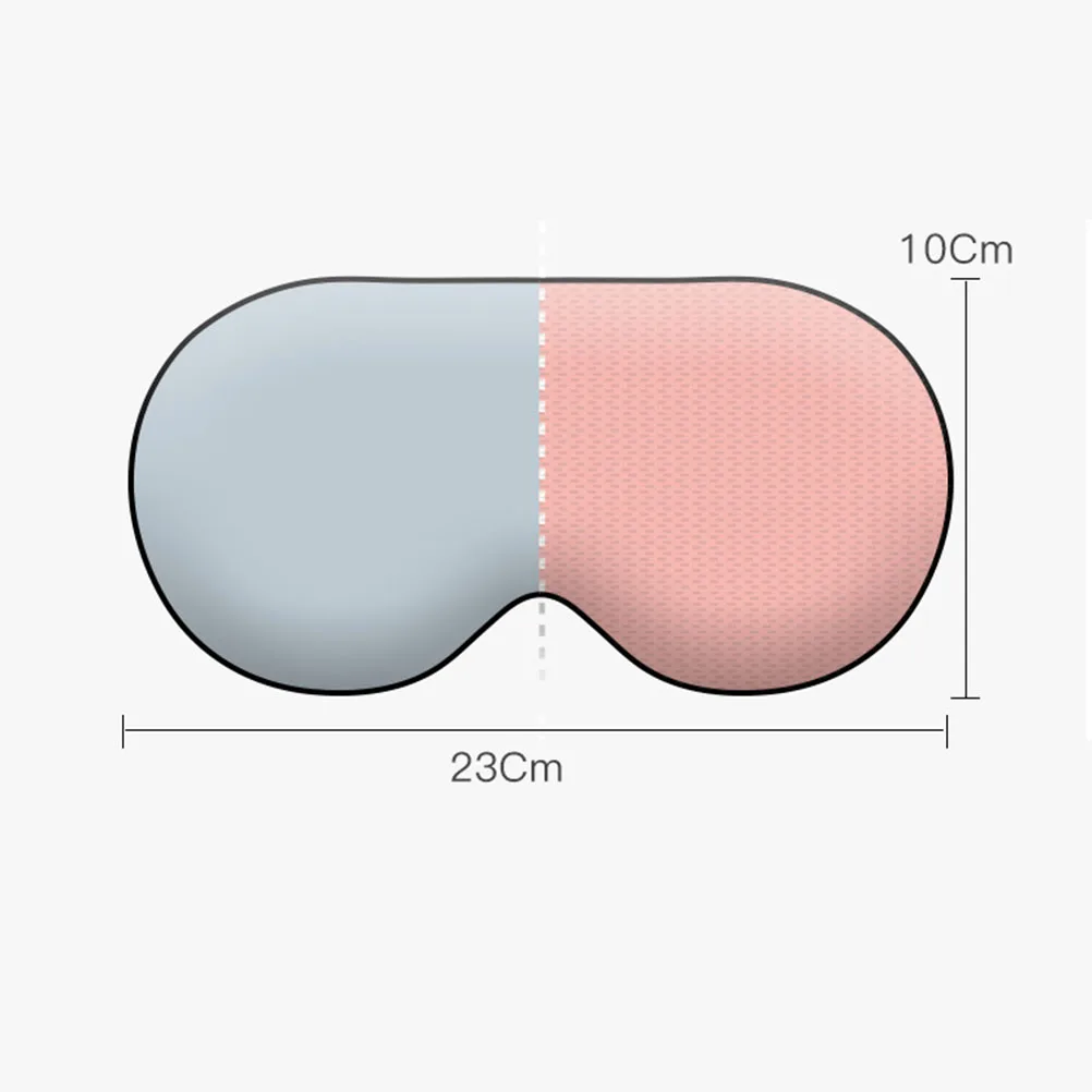 

Silk Sleep Eye Mask Lightweight Breathable Shading Adjustable Strap Warm Cool Dual Use Travel Home Hotel Use For Men Women Kids