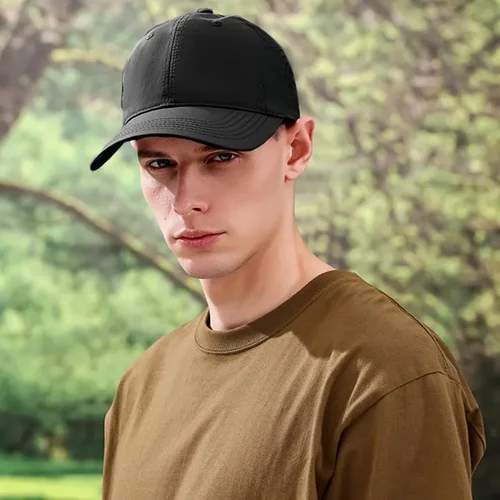 Imagen 2 del producto Nuevas gorras de béisbol de secado rápido de talla grande 63-67cm, sombrero transpirable para papá para hombre, gorras para correr con corona suave ajustable de talla grande, sombreros Unisex