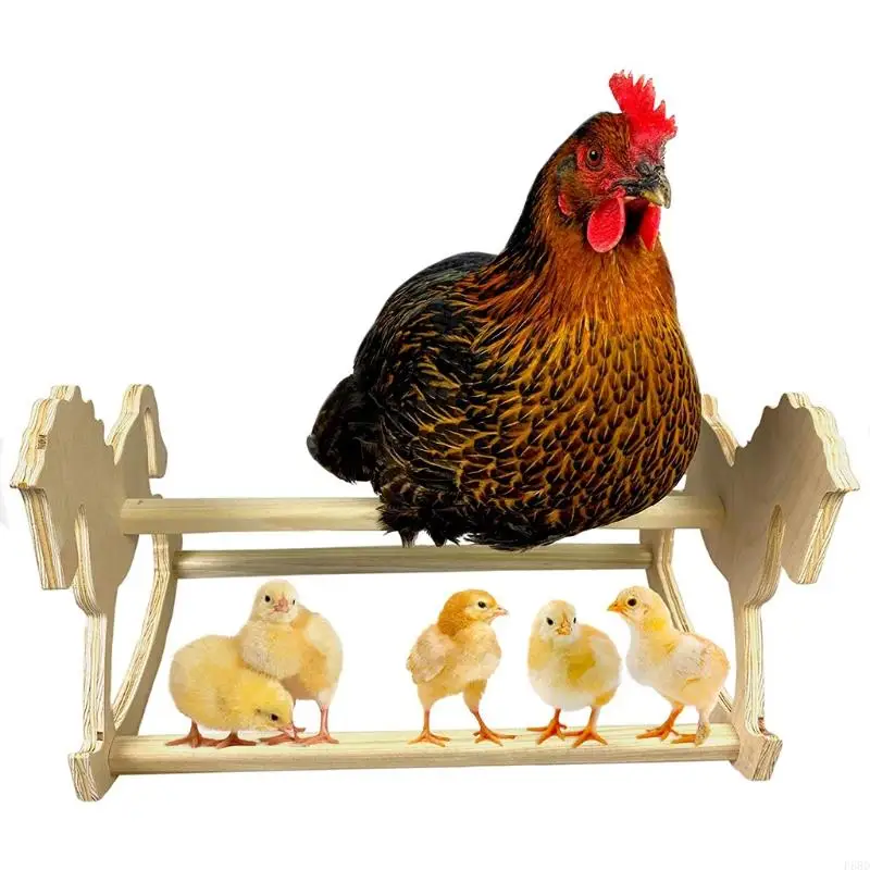 F68D Long Chicken Perch Freestanding Roosting Bar for Baby Chicks Roosting Bar