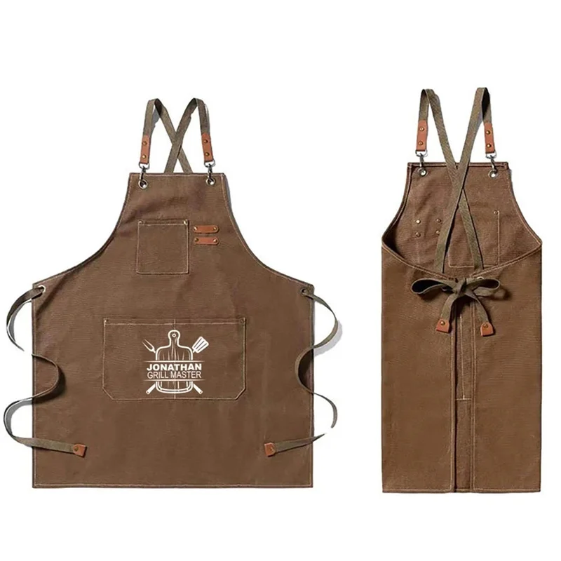 Personalized Grill Master Apron, BBQ Apron, Grill Apron, Personalized Apron, Grill Dad Gift, Great Chef, Apron For Men