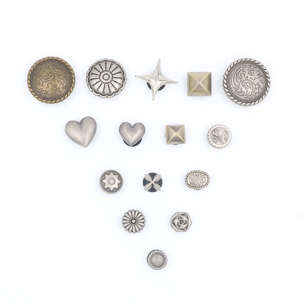 Shoe Accessories Charm Украшения Patterned Disc Star Heart Shape Pumpkin Silvery Hole Sandals Ornament Halloween Breloque Enfant