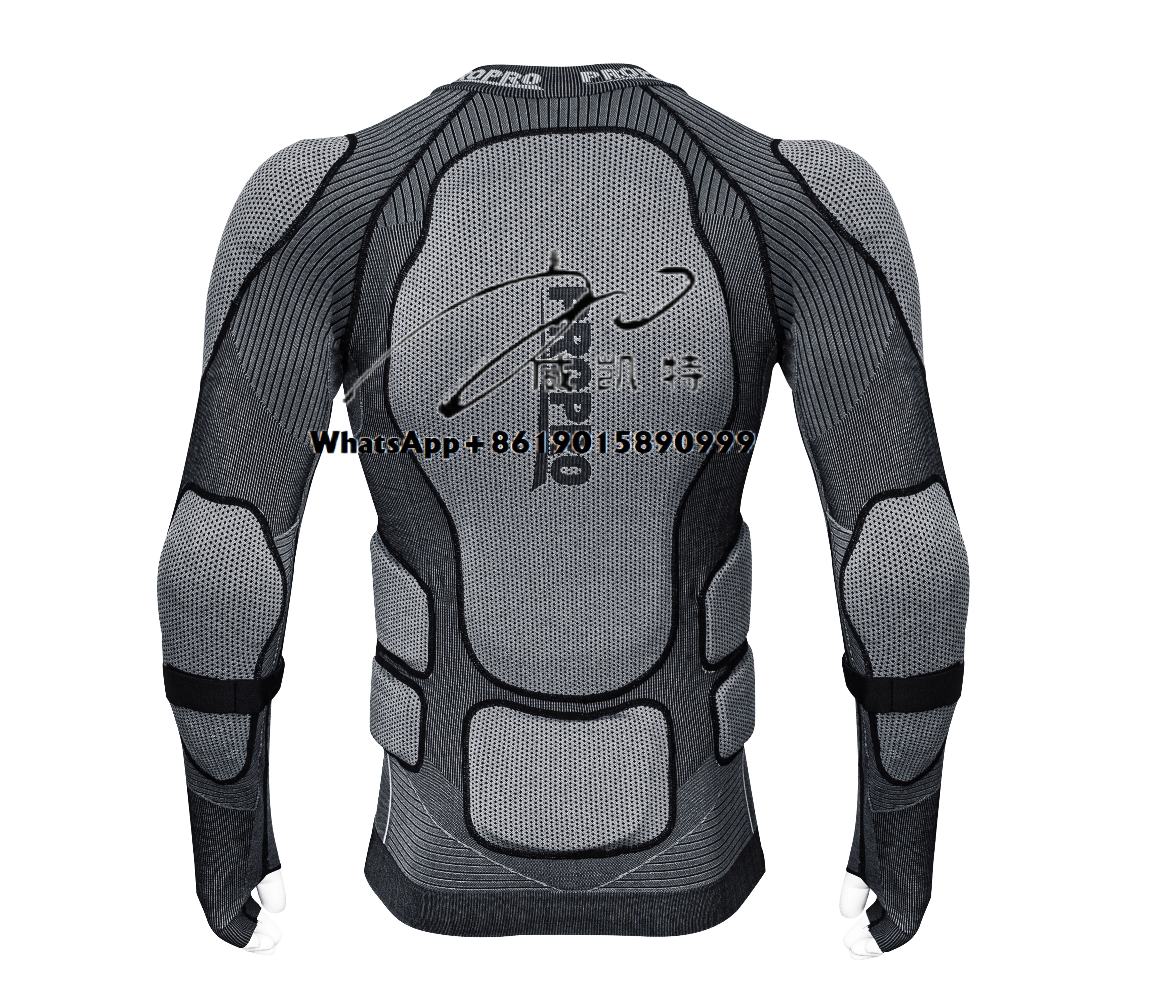 Men's Women's Professional Anti-Collision Sports Shirts Motorcycle Protective Jacket Full Body Armor Back Protector