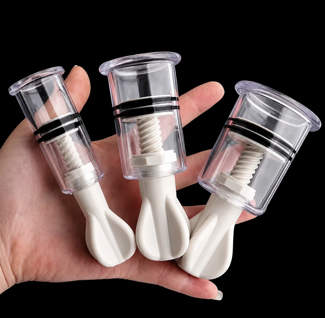 Professional Cupping Medical Chinese Vacuum Body Massager Stimulation Vacuum Cupping Nipple Sucker Inverted Suction Enlarger Cup
