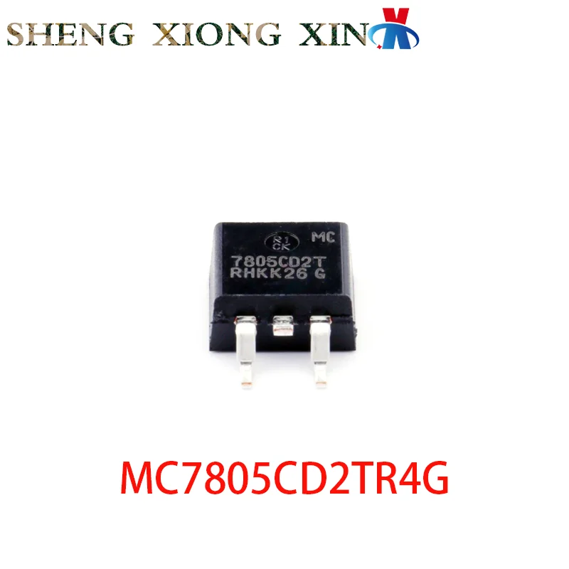 10pcs/lot 100% NEW MC7805CD2TR4G TO-263 Linear Voltage Regulators MC7805CD 7805CD2T Integrated Circuit