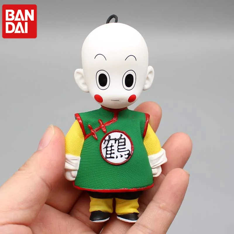 Figuras de acción de Dragon Ball Chiaotzu Crane, ermitaño, Tien Shinhan, Gk, tallado de doble cabeza, modelo de Tenkaichi Budokai, adornos de juguete