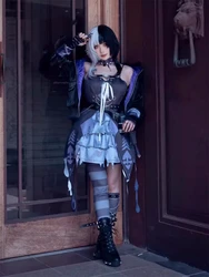 Hololive EN Vtuber Shiori Novella Cosplay Costume Anime Women Fashion Dress Uniform Role Play Clothing Halloween Party Suit