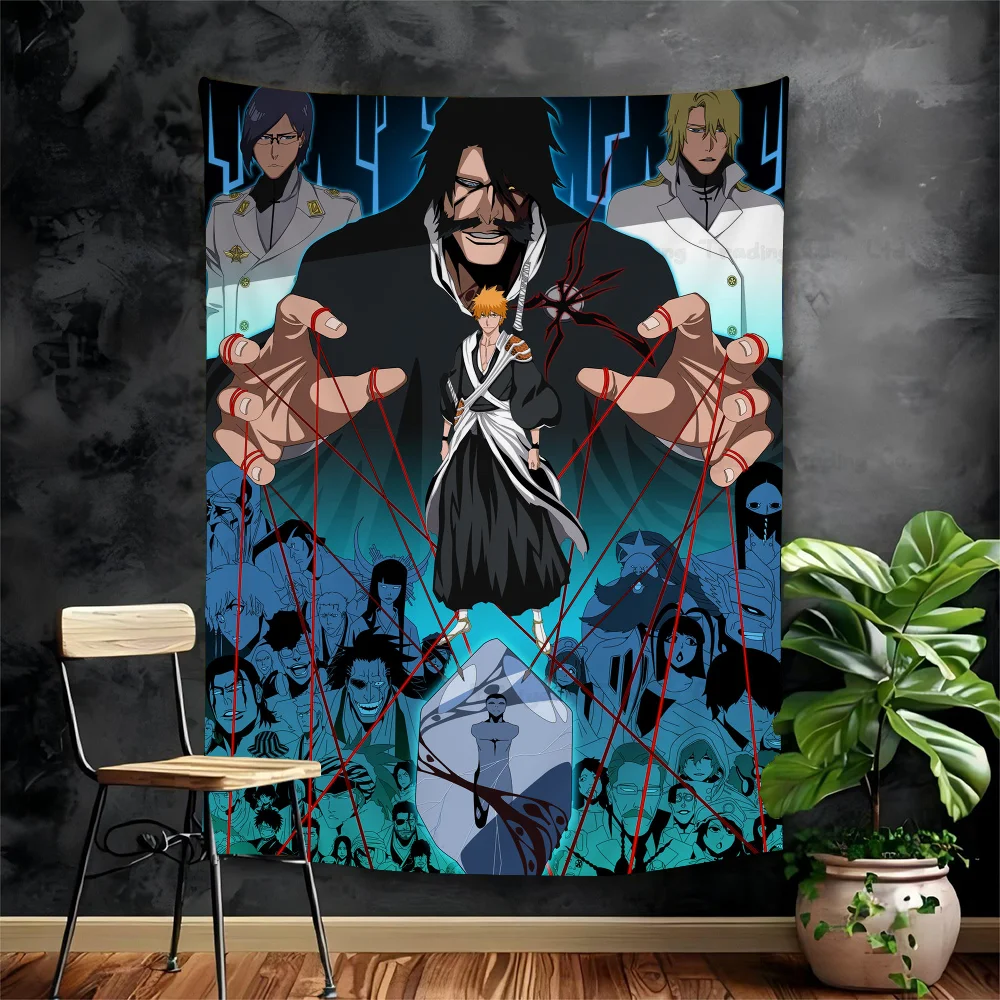 

Japanese Anime Bleach Cartoon Tapestry Home Decoration Hippie Bohemian Decoration Divination Home Decor