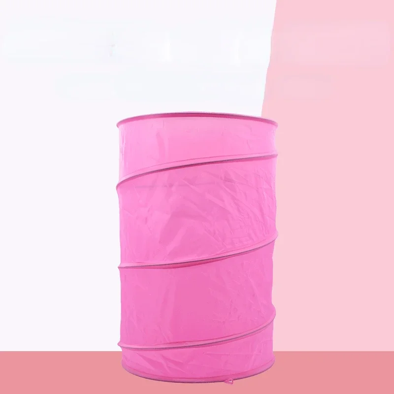 Home Storage Dirty Clothes Basket Strap Bucket Waterproof Folding Laundry Basket Bathroom Canvas Storage Bucket