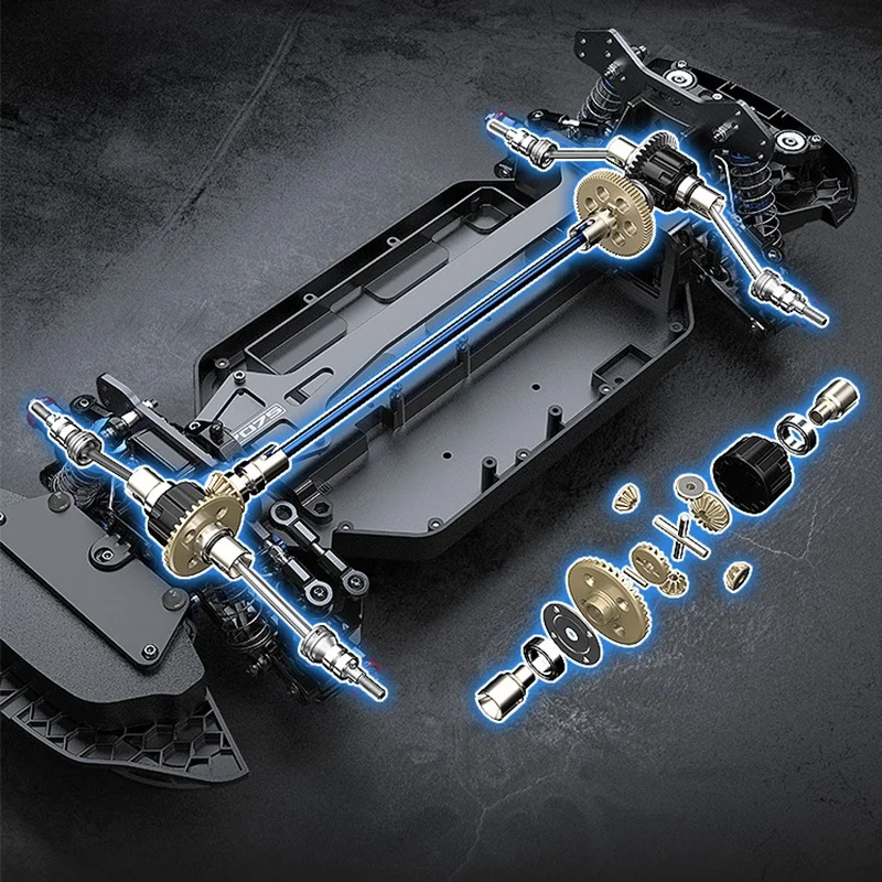 新型Mjx 10304 RCドリフトプルカー フラットラン 1/10 ブラシレスシミュレーションRCモデル 高速オフロードリモートコントロール車両