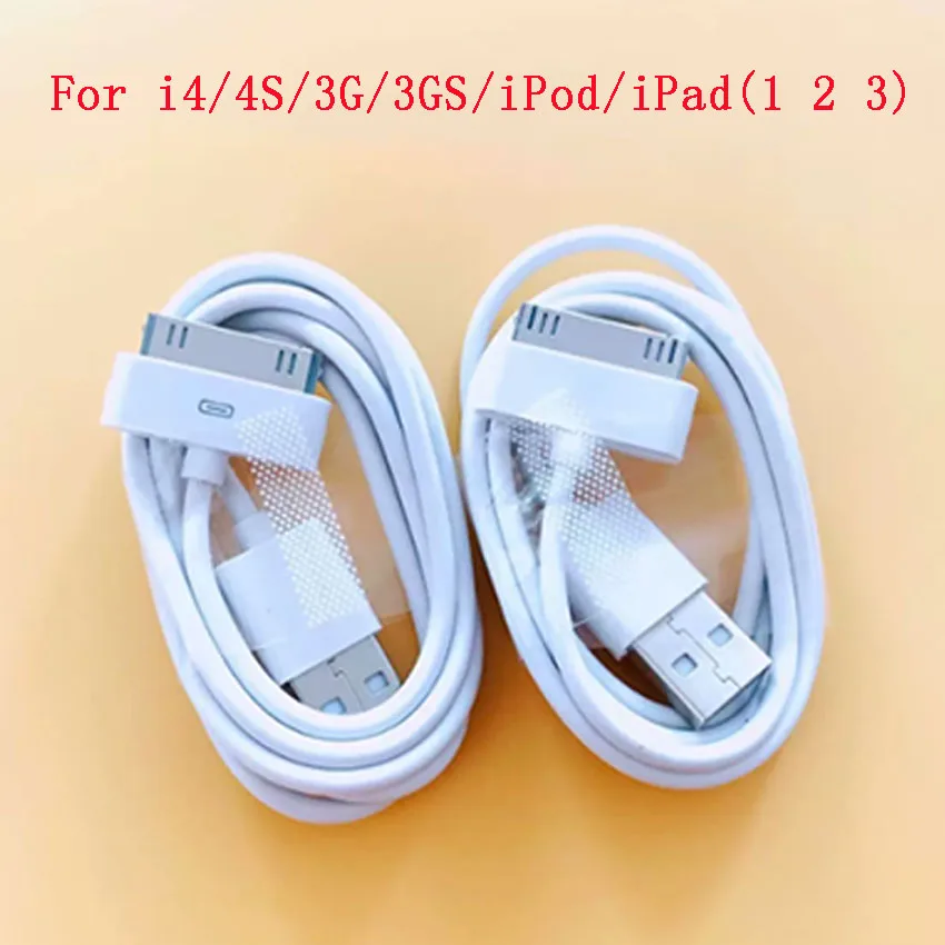 30Pin USB Charger Cable For iPhone 4 4S 3G 3GS iPad 1 2 3 iPod Adapter Accessories Nano Touch Charging Data Cable Usb Charger