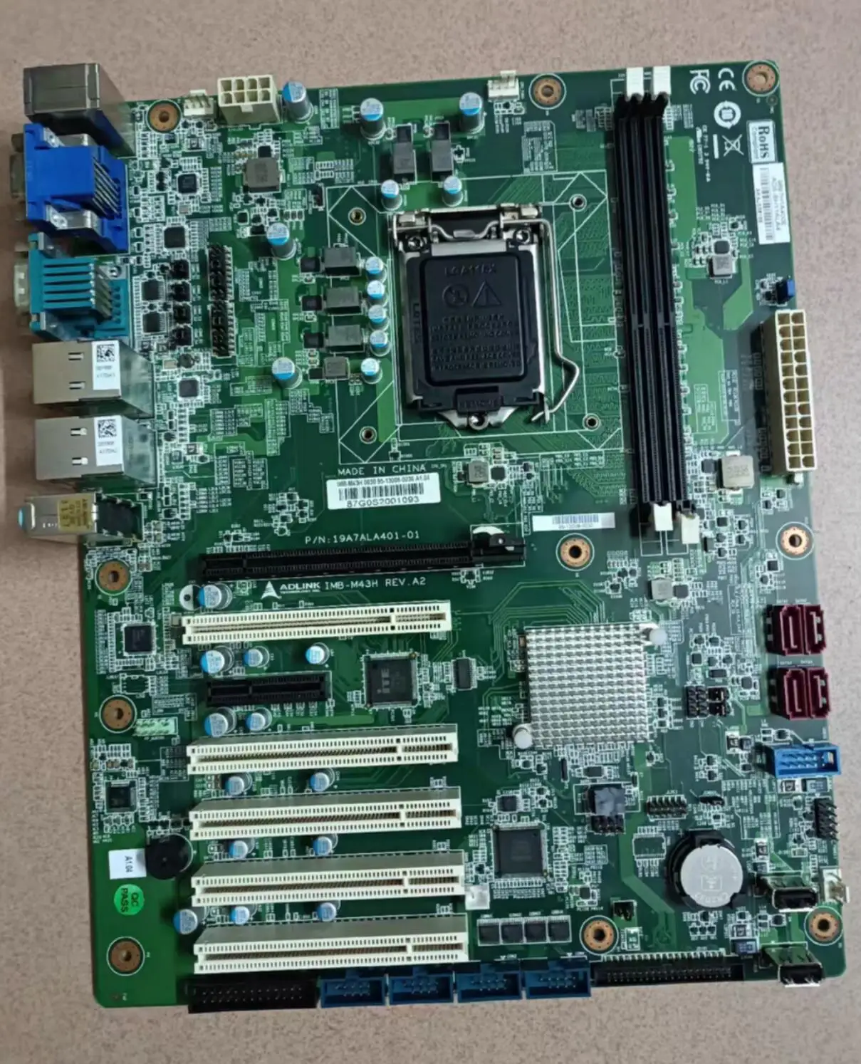 IMB-M43H A2 100% OK Original IPC Mainboard ATX Industrial Motherboard 5*PCI 2*LAN 6*COM 6th/7th Gen LGA1151 CPU SBC