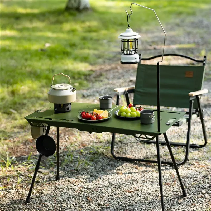 Outdoor Camping Folding Table Portable Aluminum Alloy Picnic   Casual  