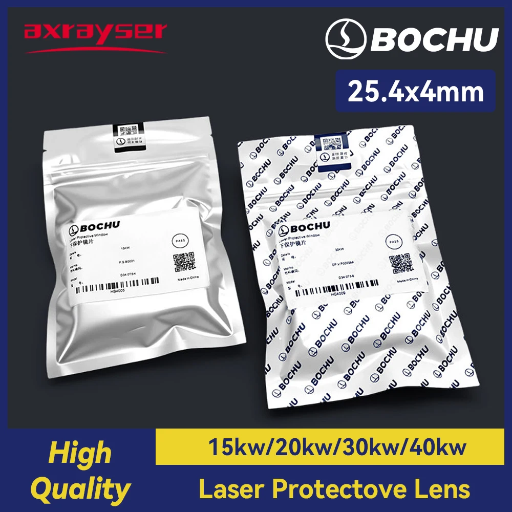 Original BOCHU BOCI Laser Protective Lens 25.4x4 DP.V.P0013AA Upper Laser Protection Window for BLT420 BLT442 BOCHU Laser Parts