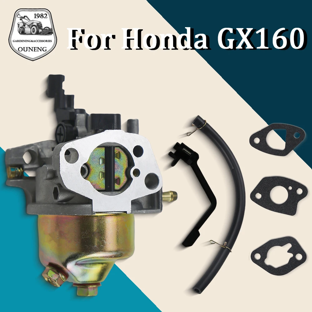 

Lawn Mower Carburetor Generator Engine Motor Carburetor for Honda Gx160 Gx168F Gx200 168F 5.5Hp 6.5Hp Fuel Pipe Gasket Engine