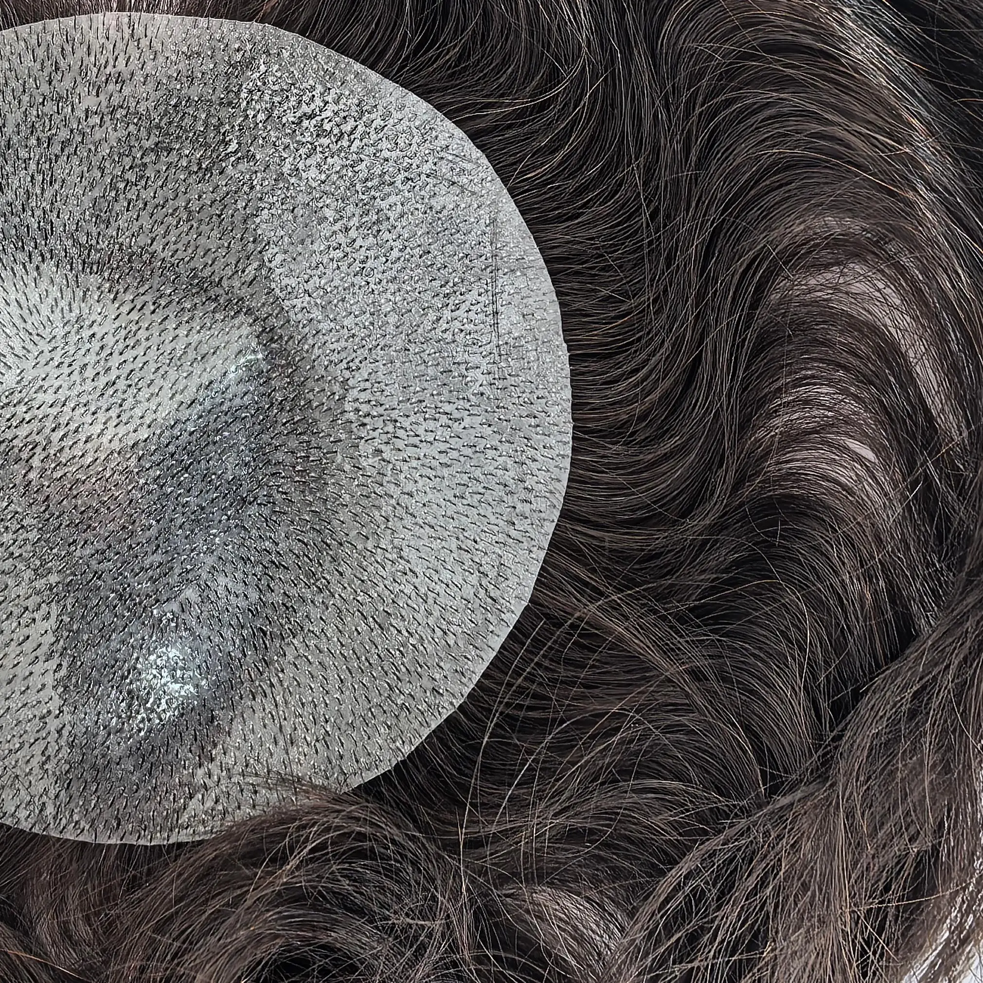 Men's Ultra-Thin 8x8cm PU Bald Spot Solution