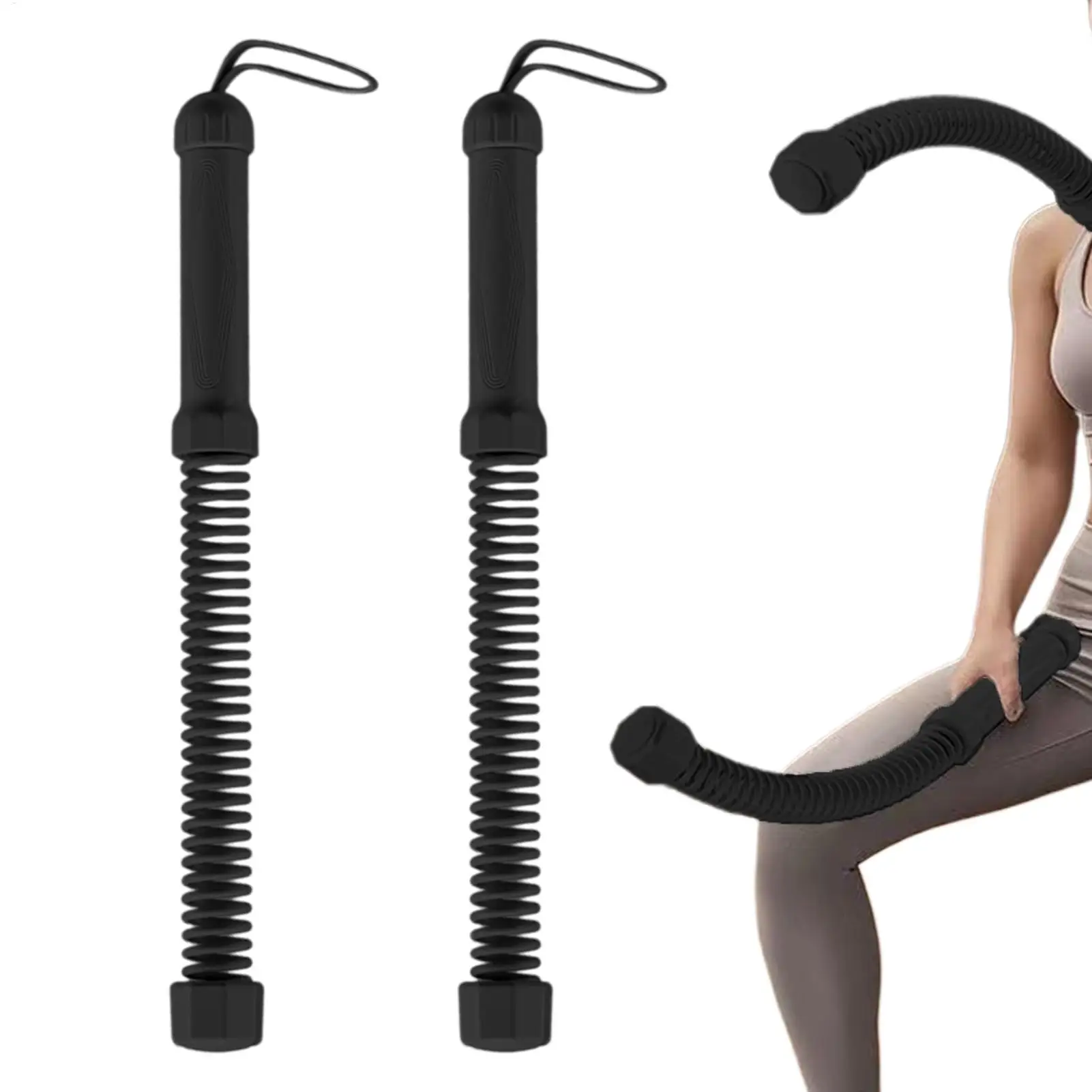 حبال المعركة لتدريب العضلات، حبال اللياقة البدنية، معدات التمرين اللاسلكية، قطعتين للنساء والرجال والرياضيين والكبار، عبوات الشقة