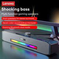 Original Lenovo B02 Bluetooth Speaker Computer Stereo HiFi Heavy Bass Long Soundbar Wireless Loudspeaker for PC Laptop Sound Box