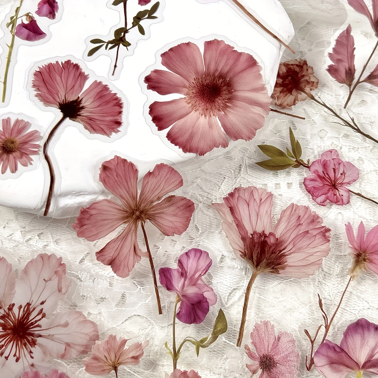 

50 шт./упак., винтажные водонепроницаемые наклейки с растениями и цветами, декоративные наклейки для скрапбукинга, этикетки для мусорных журналов, принадлежности