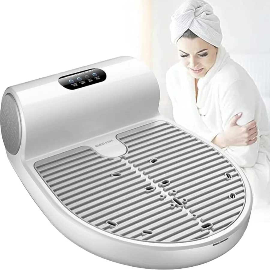 Shower Body Dryer 1350W with Negative Ions Waterproof Smart Thermostat Touch Screen Body Care Dryer with Built-in Weight Scale