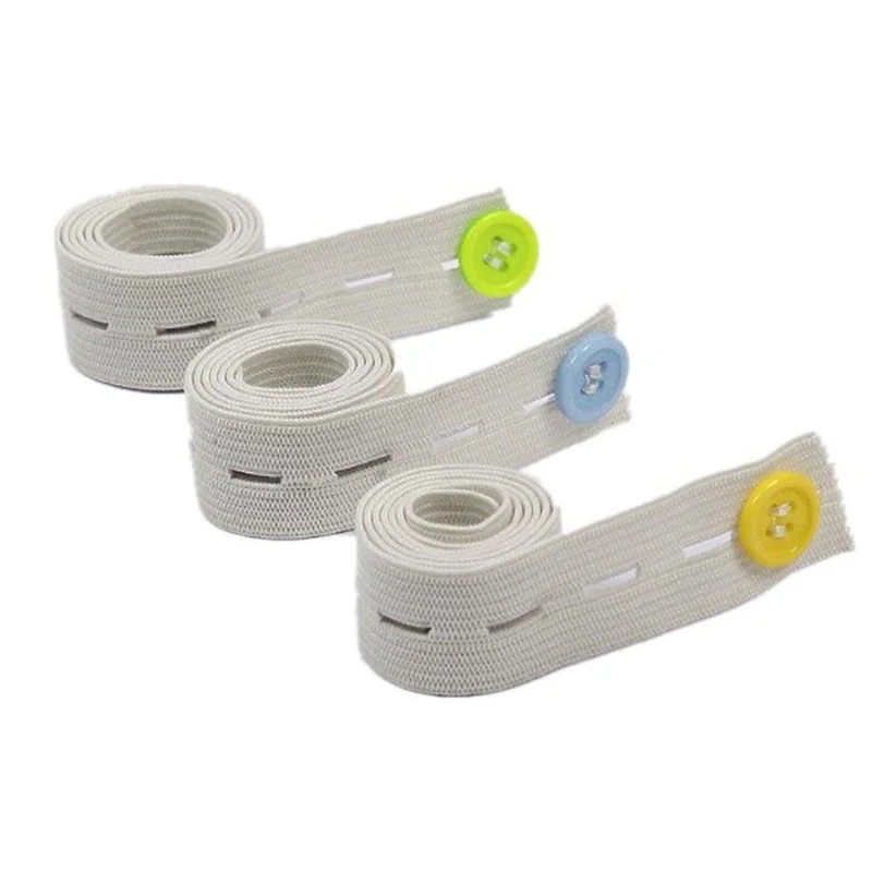 2Pcs Newborn baby diaper elastic fixing strap with adjustable elastic diaper strap