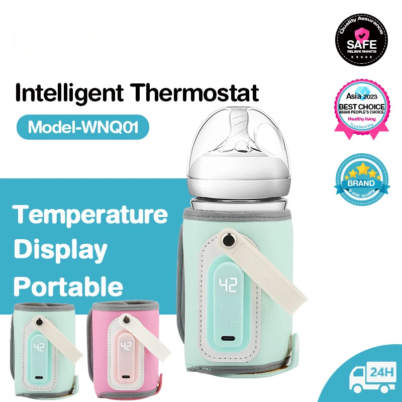 

Portable Baby Bottle Warmer Feeding Bottle Heat Keeper Travel Warmer Cover USB Heater Outdoor Bottle Warmer