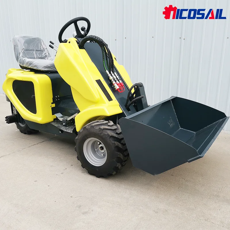 

Factory Direct Sales Wheel Mini Loader Agriculture 3WD Compact Wheel Loader Farm Three-Wheel Loader for Sale