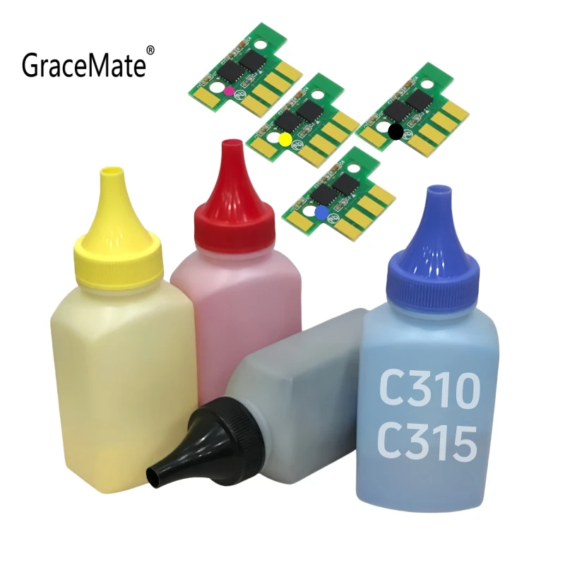 Chip de tóner compatible para cartucho Xerox C310, tóner C315 006R04356/57/59/58, cartucho de color para impresora