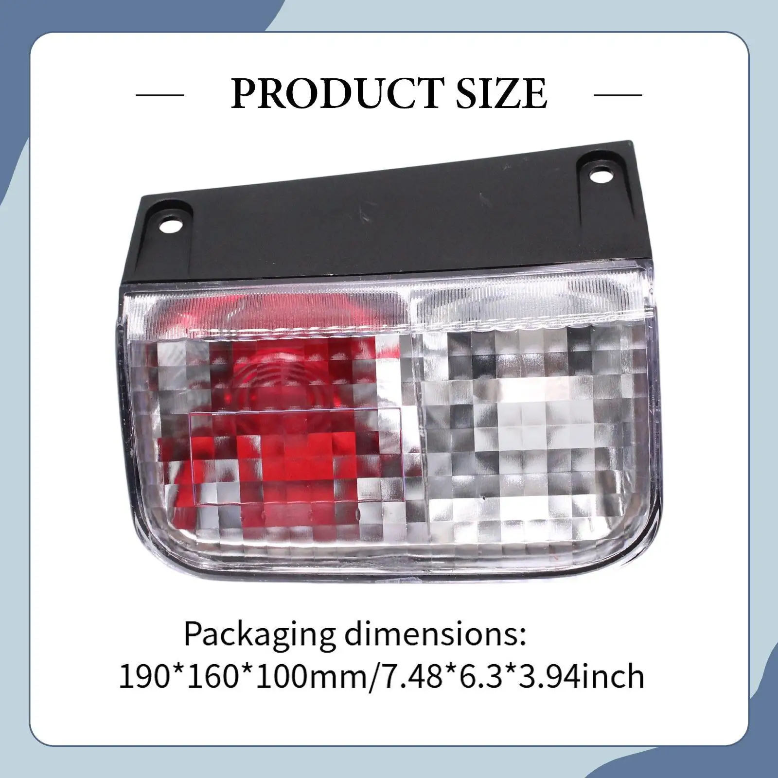 غطاء عدسة الضوء الخلفي الأيمن، الجانب الأيمن، 93863597 غطاء عدسة الضوء الخلفي الخلفي بديل لـ Vauxhall Vivaro 2001 إلى 2010