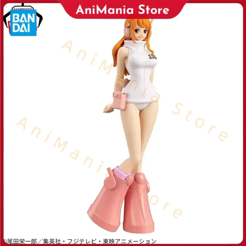 

Original BANDAI Banpresto ONE PIECE DXF Nami Egghead PVC Anime Figures Action Figure Model Toys Christmas Gifts
