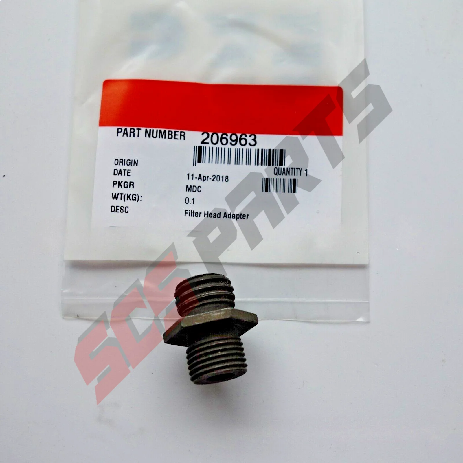 

206963 Filter Head Adapter Fit Cummins Engine ISX QSX X15