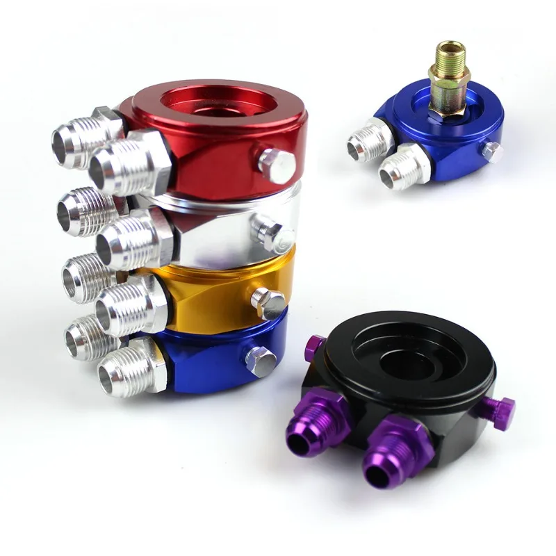 Suitable for car modification oil pressure meter adapter AN10 hydraulic gauge accessories