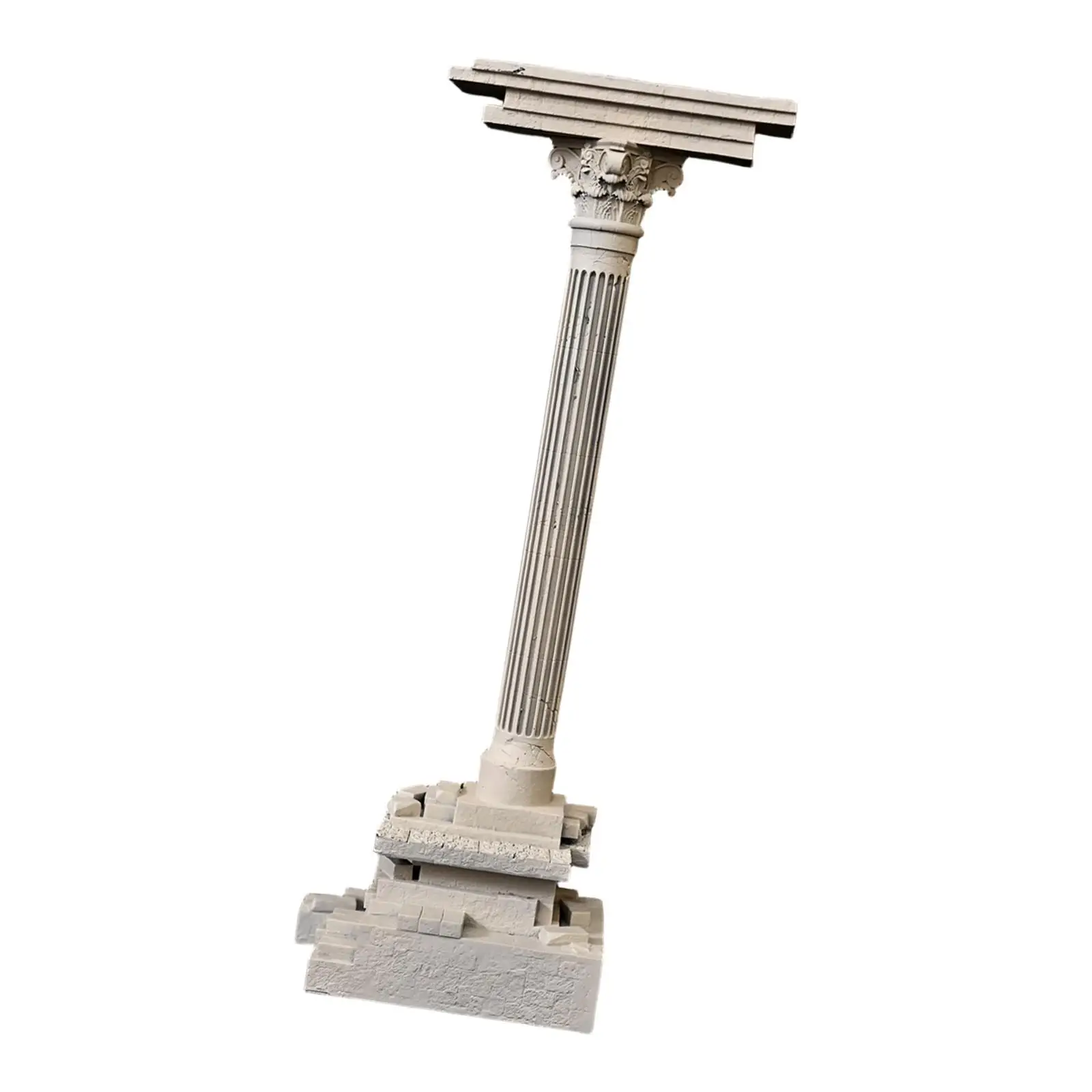 Mini Roman Column Aquarium Ruins Decoration Figure Resin Ornament Artificial Hiding Column for Aquarium Room Study Room
