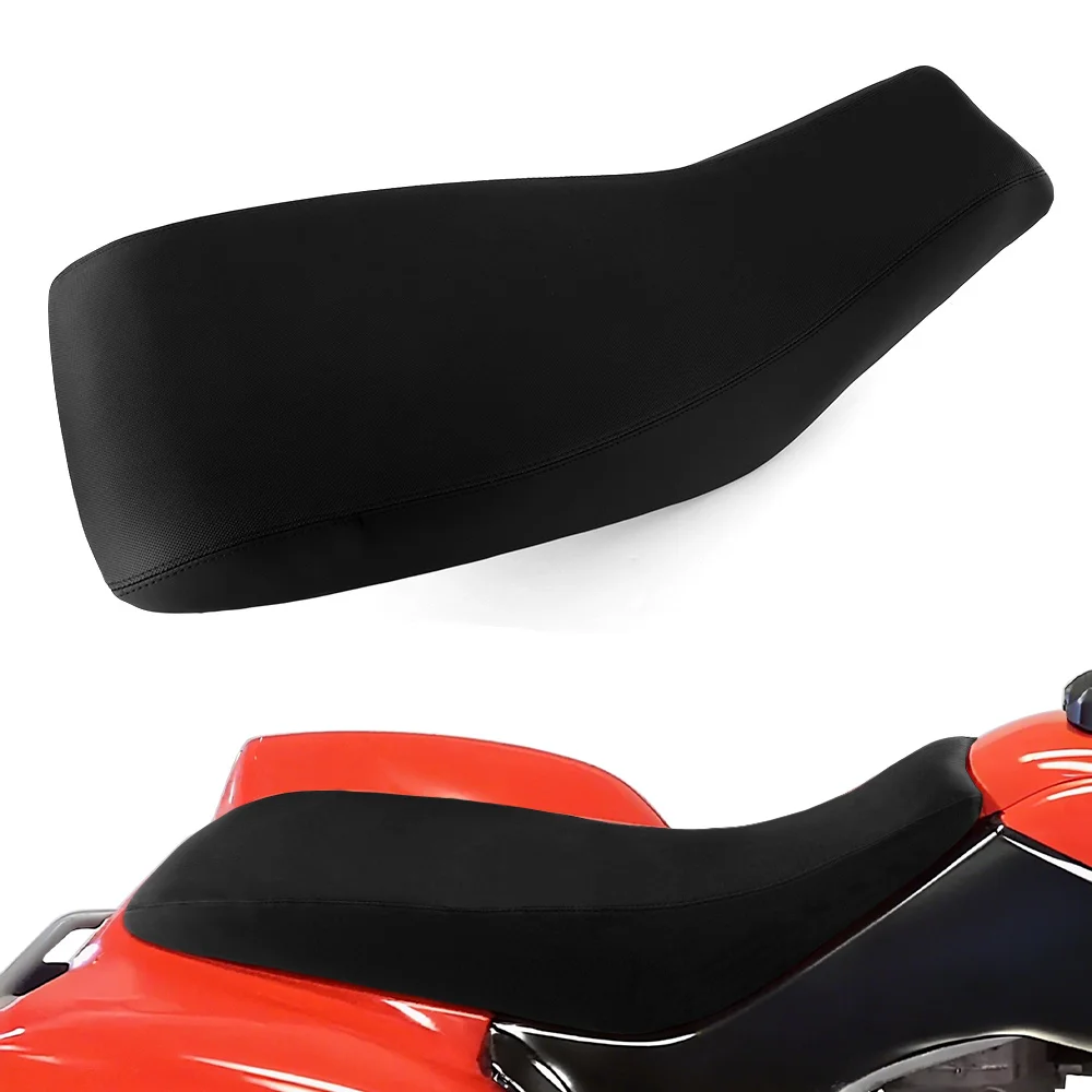 

Non-Slip PVC Seat Cover Fit For Honda TRX250EX sportrax 2001 2002 2003 2004 2005 Motorcycle Striped Grip Gripper Seat Cover&Foam