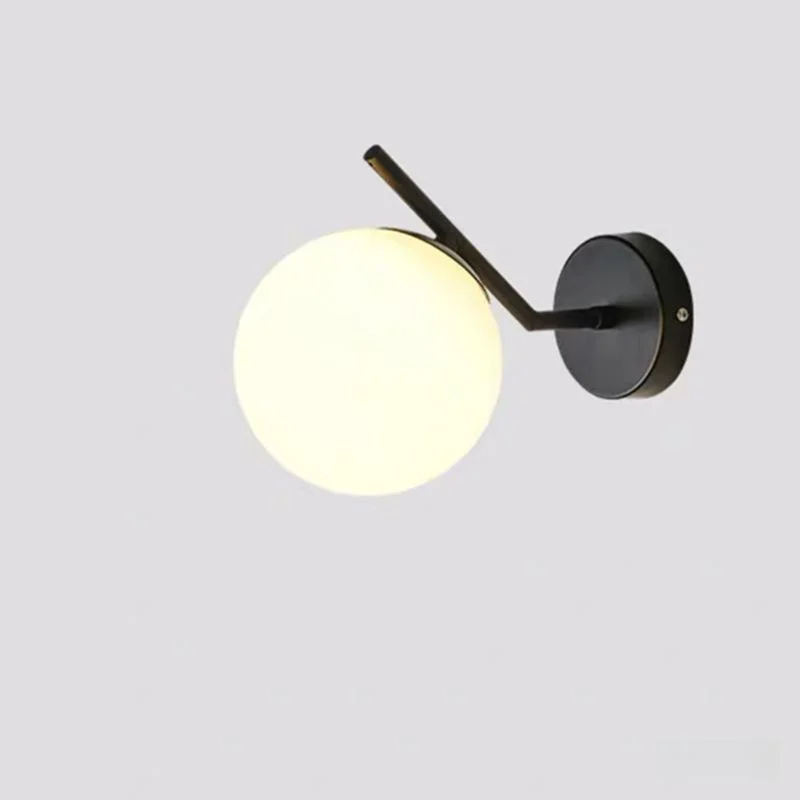 

Glass Wall Lamp Modern Nordic Sconce Light Fixtures Living Room Bedroom Bedside Bathroom Aisle Indoor Home Decoration Lights